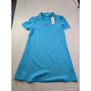 Double Take Womens Midi Preppy textured slip dress Medium